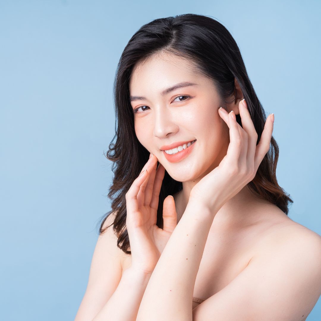 woman smiling