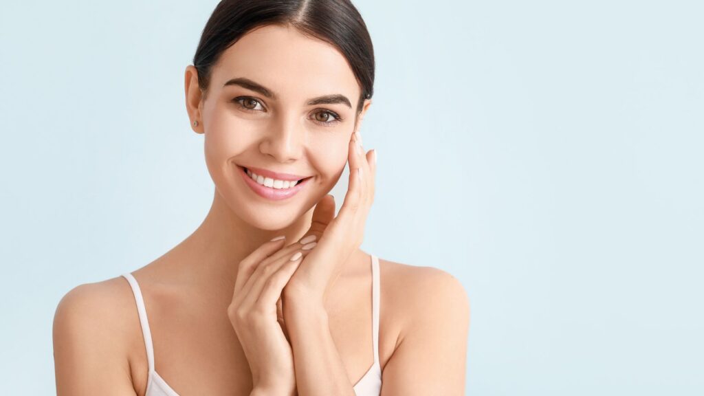 woman with nice skin